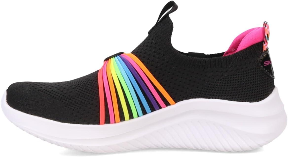 imageSKECHERS Girls Ultra Flex 30Rainbow SpeedBlackMulti