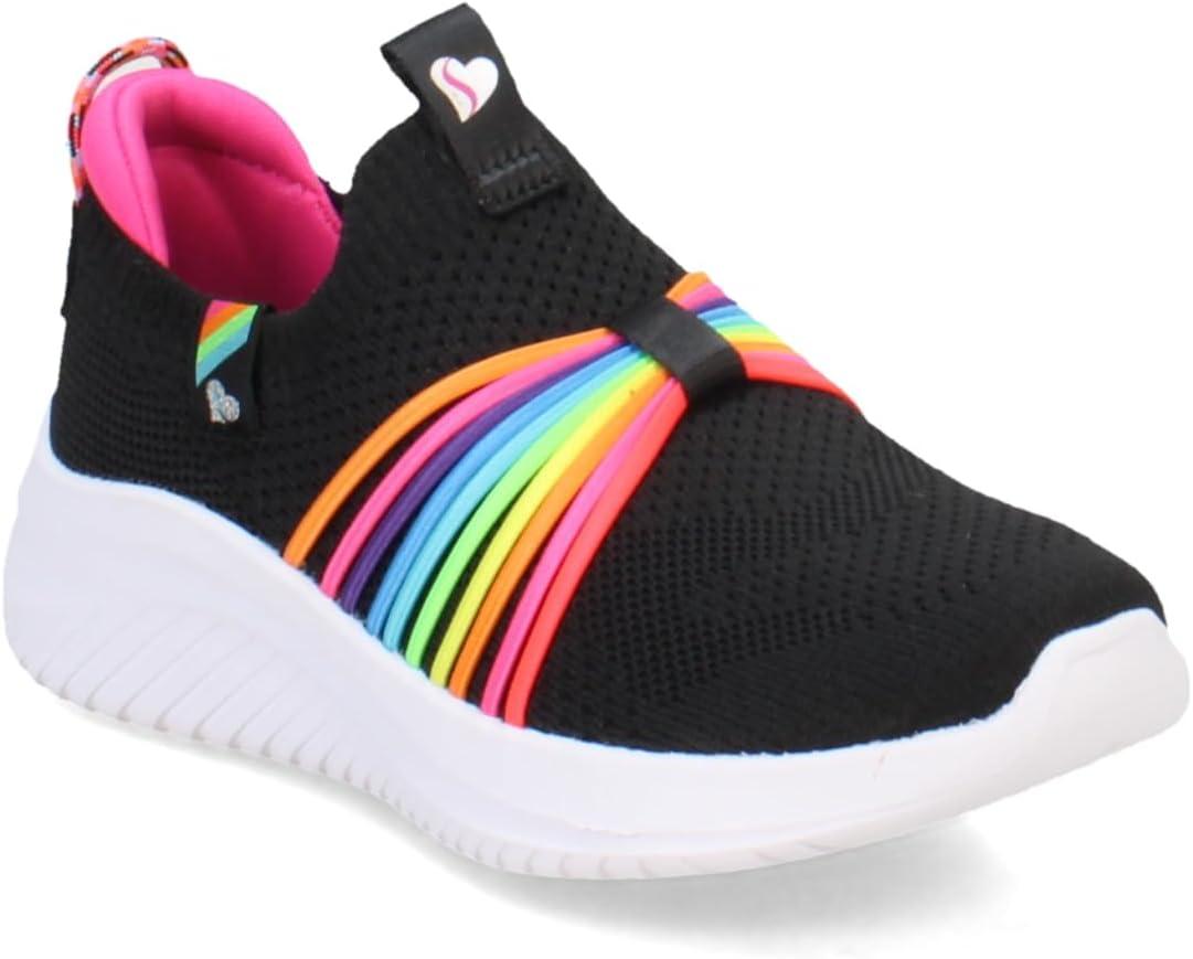 imageSKECHERS Girls Ultra Flex 30Rainbow SpeedBlackMulti