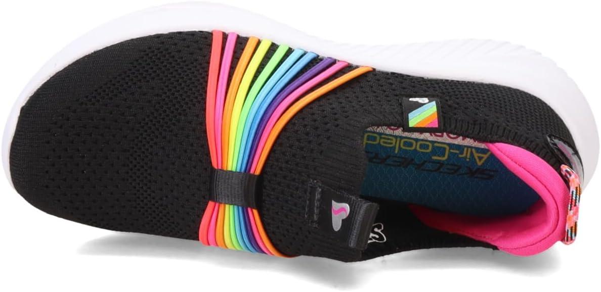 imageSKECHERS Girls Ultra Flex 30Rainbow SpeedBlackMulti