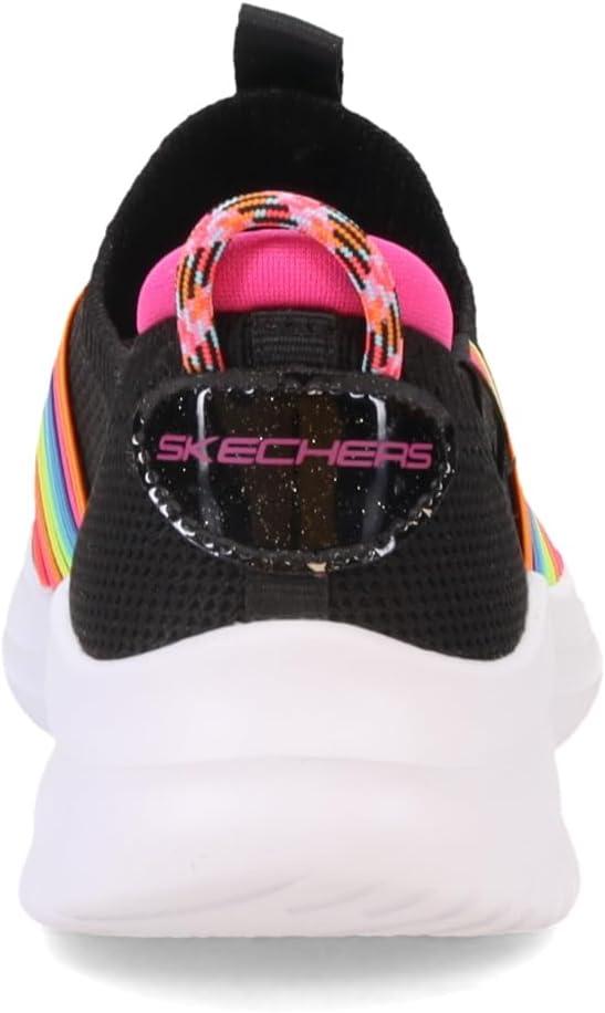 imageSKECHERS Girls Ultra Flex 30Rainbow SpeedBlackMulti