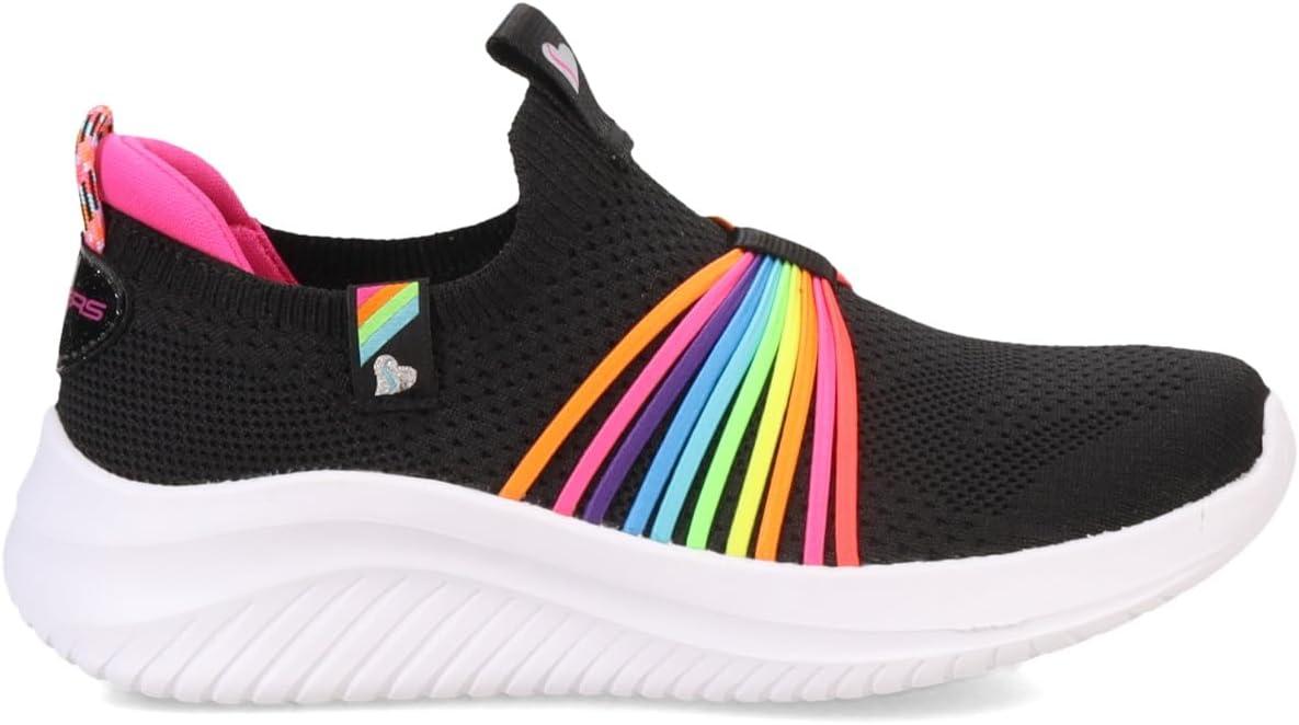 imageSKECHERS Girls Ultra Flex 30Rainbow SpeedBlackMulti