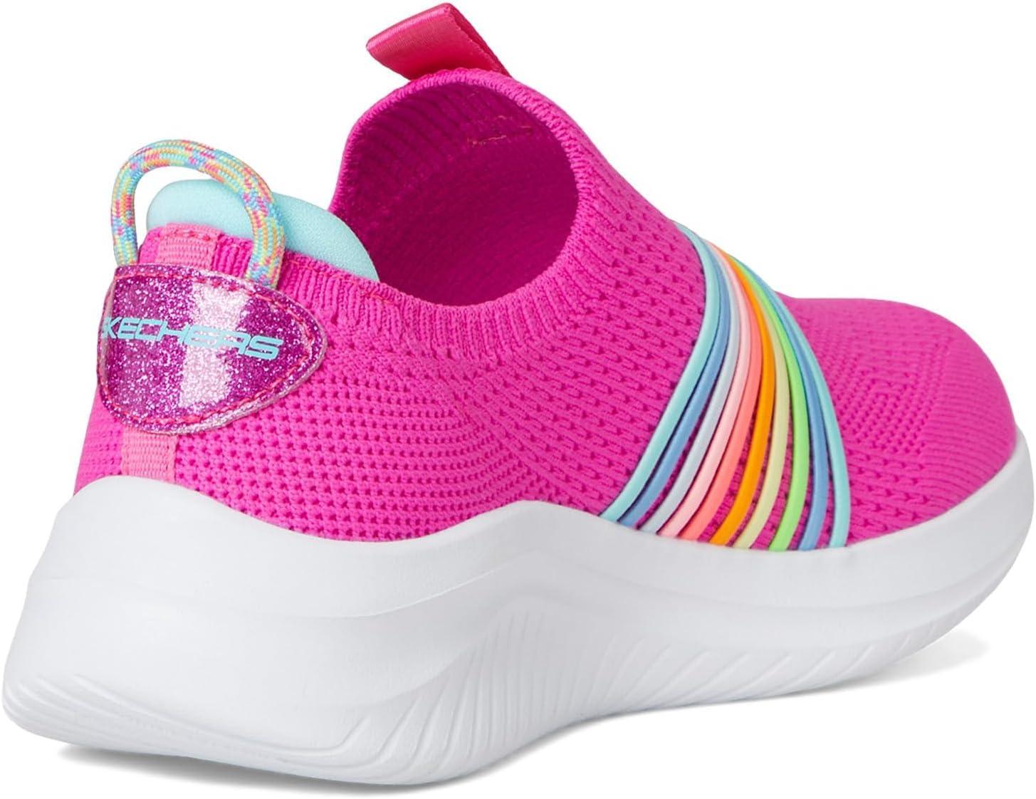 imageSKECHERS Girls Ultra Flex 30Rainbow SpeedHot PinkMulti