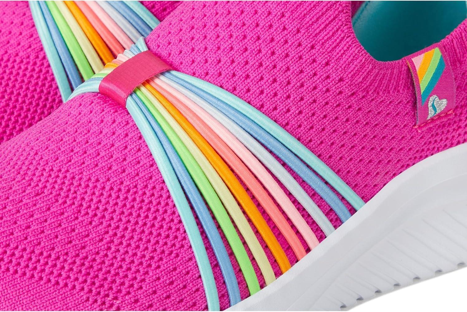 imageSKECHERS Girls Ultra Flex 30Rainbow SpeedHot PinkMulti