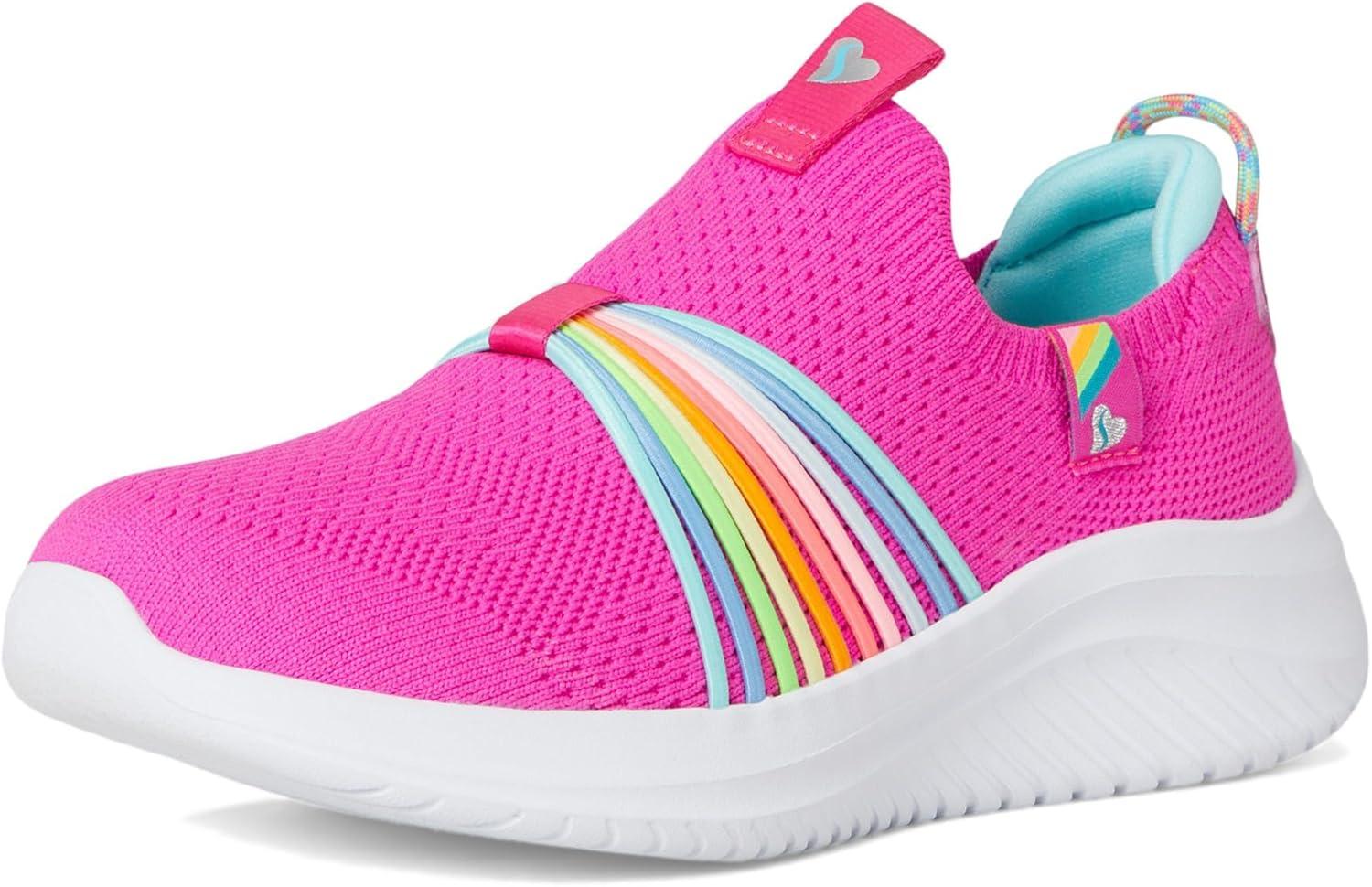 imageSKECHERS Girls Ultra Flex 30Rainbow SpeedHot PinkMulti