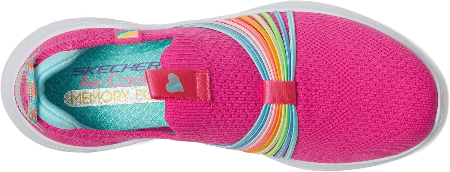 imageSKECHERS Girls Ultra Flex 30Rainbow SpeedHot PinkMulti