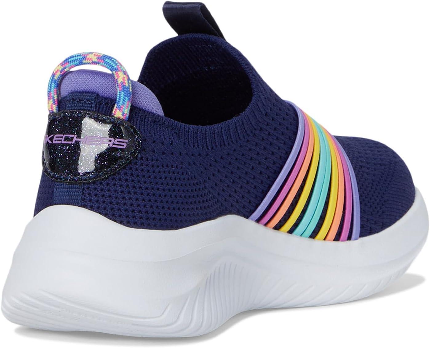 imageSKECHERS Girls Ultra Flex 30Rainbow SpeedNavyMulti