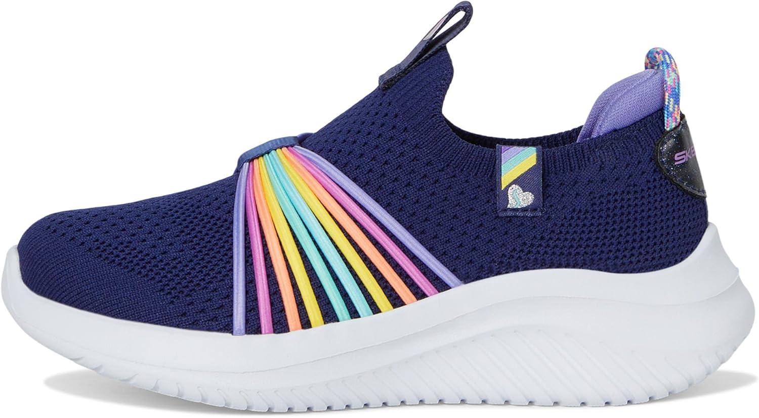 imageSKECHERS Girls Ultra Flex 30Rainbow SpeedNavyMulti