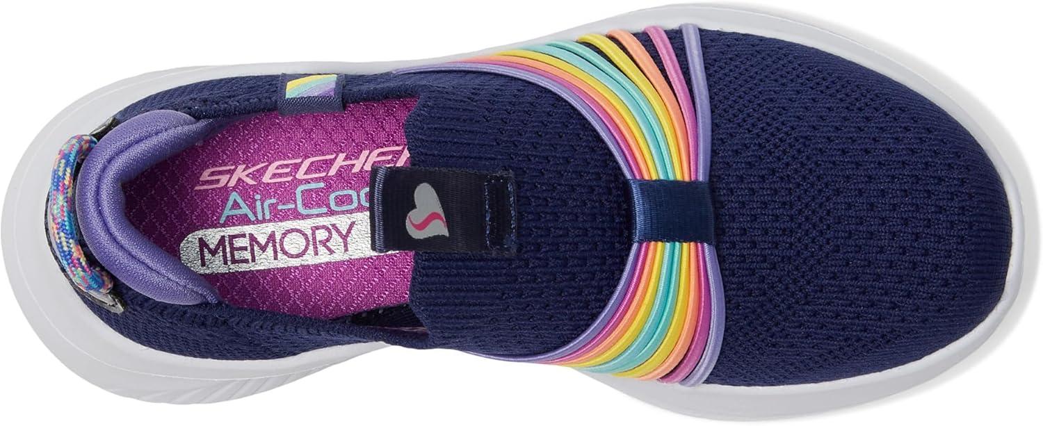 imageSKECHERS Girls Ultra Flex 30Rainbow SpeedNavyMulti