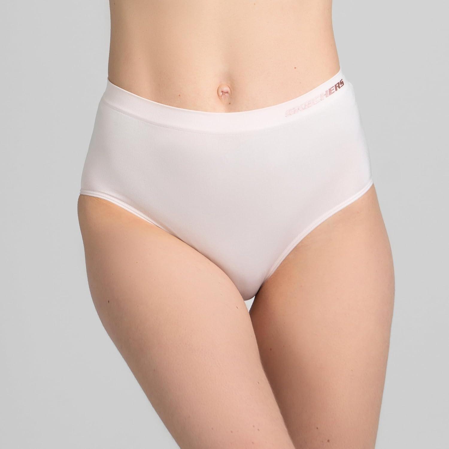 imageSkechers 5 Pack Womens Briefs Seamless Underwear Panties Ropa Sin Costuras Para MujeresPurpleMoonPinkTurtleDawn