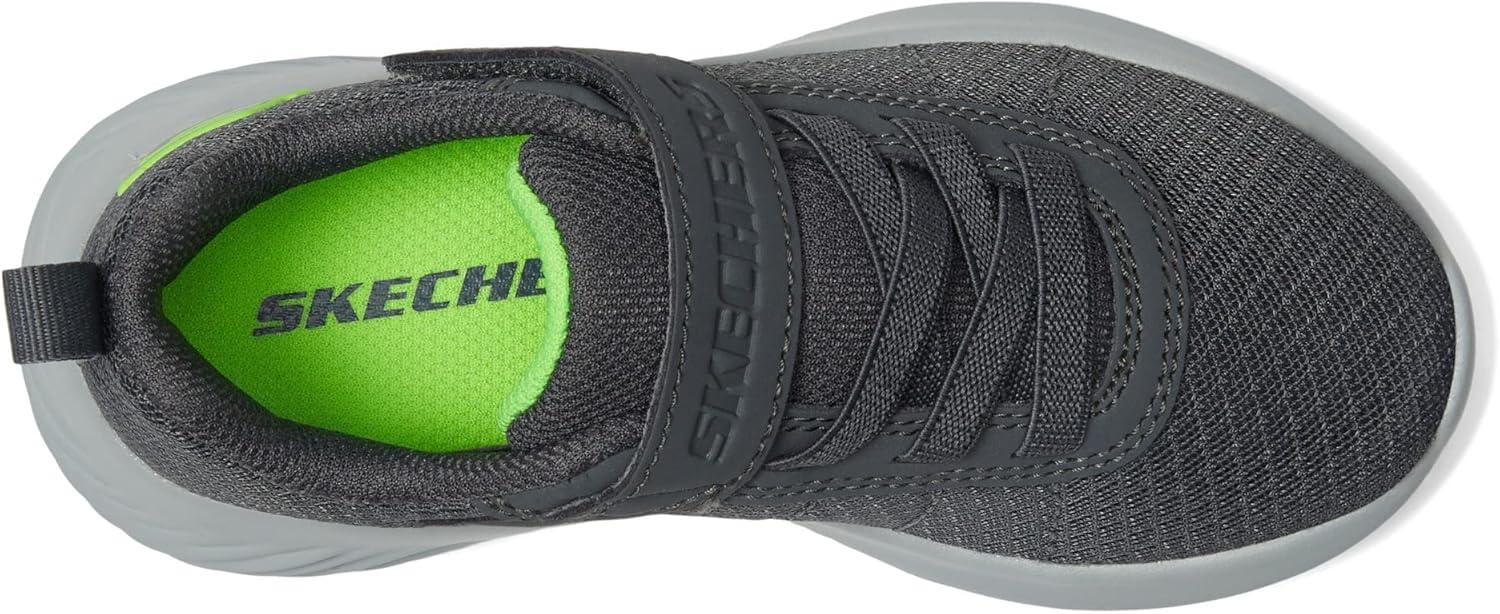 imageSkechers Boys Bounder Baronik Sneaker Little KidCharcoal