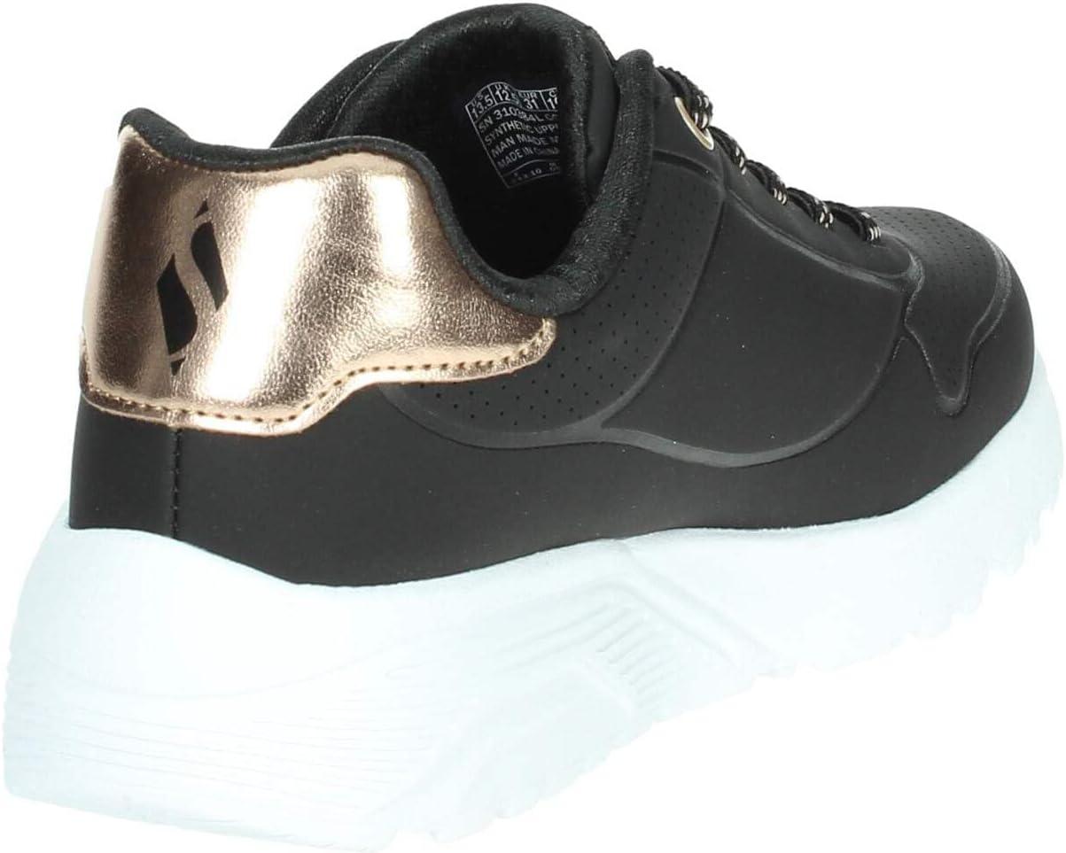 imageSkechers Girls Uno LiteMetallic ShimmersBlack