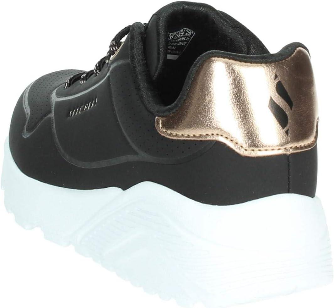 imageSkechers Girls Uno LiteMetallic ShimmersBlack