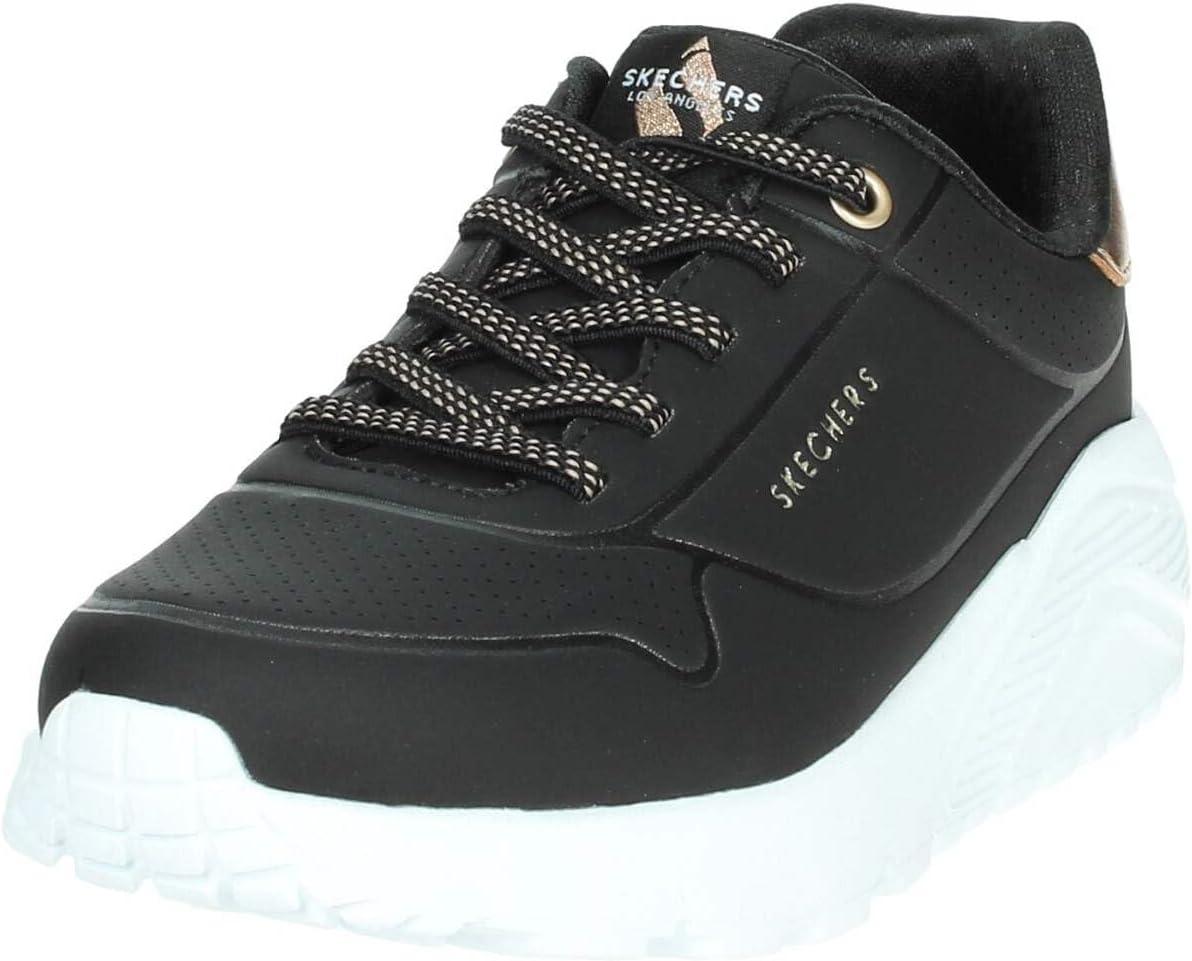 imageSkechers Girls Uno LiteMetallic ShimmersBlack