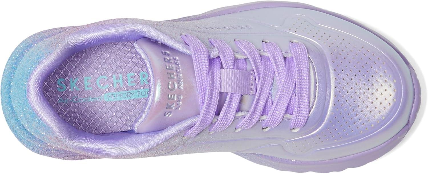 imageSkechers Girls Uno LiteMetallic ShimmersLavenderMulti