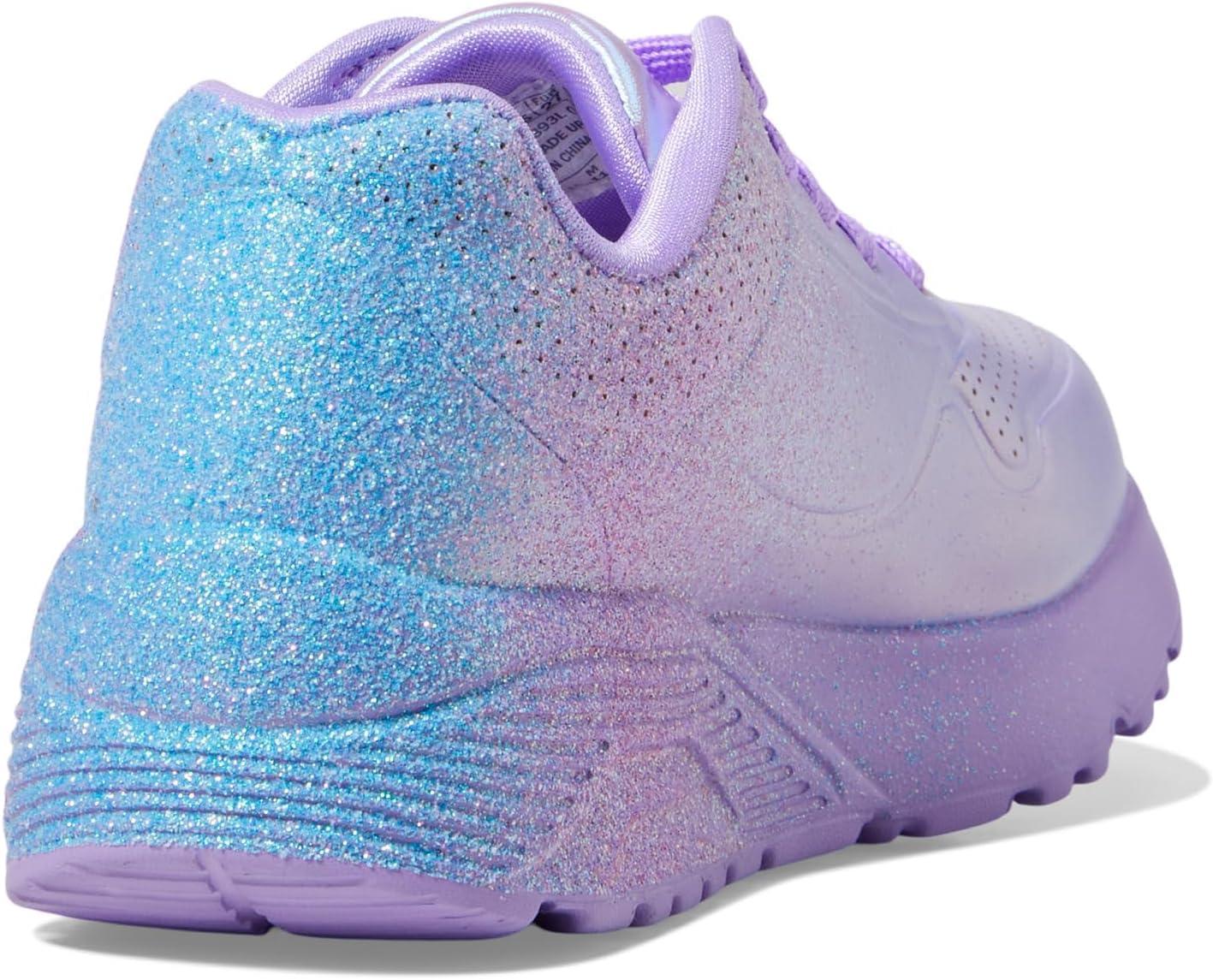 imageSkechers Girls Uno LiteMetallic ShimmersLavenderMulti