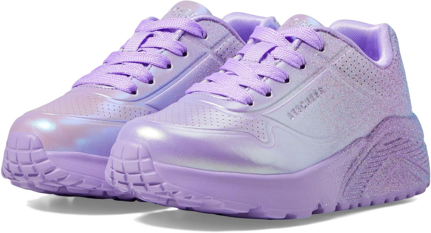 imageSkechers Girls Uno LiteMetallic ShimmersLavenderMulti