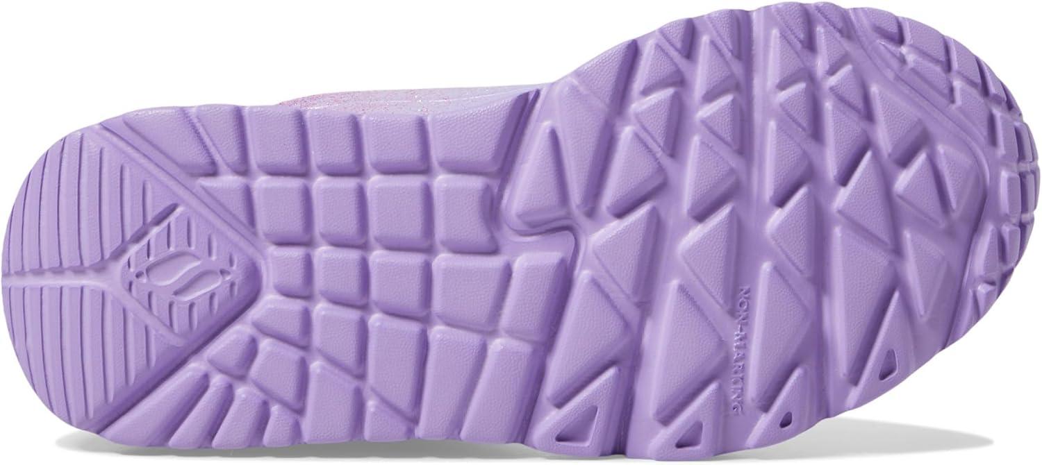 imageSkechers Girls Uno LiteMetallic ShimmersLavenderMulti