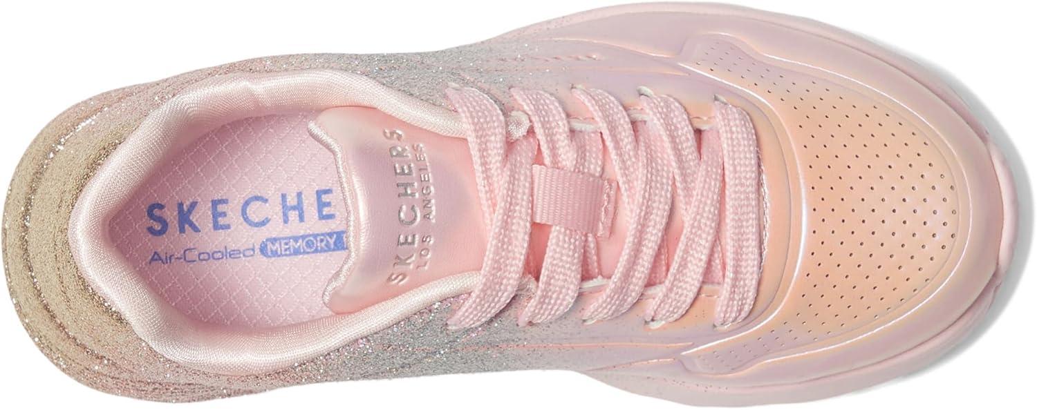imageSkechers Girls Uno LiteMetallic ShimmersLink PinkMulti