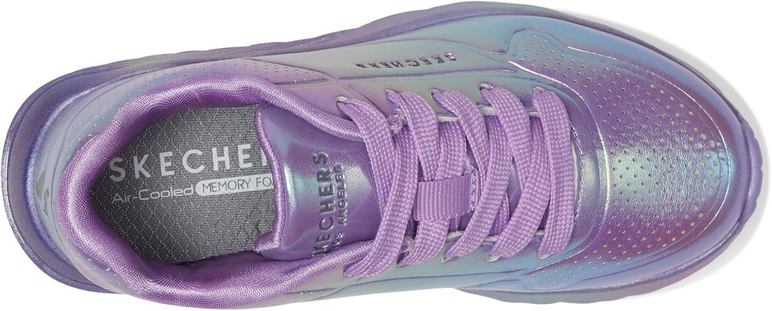 imageSkechers Girls Uno LiteMetallic ShimmersPurpleMulti