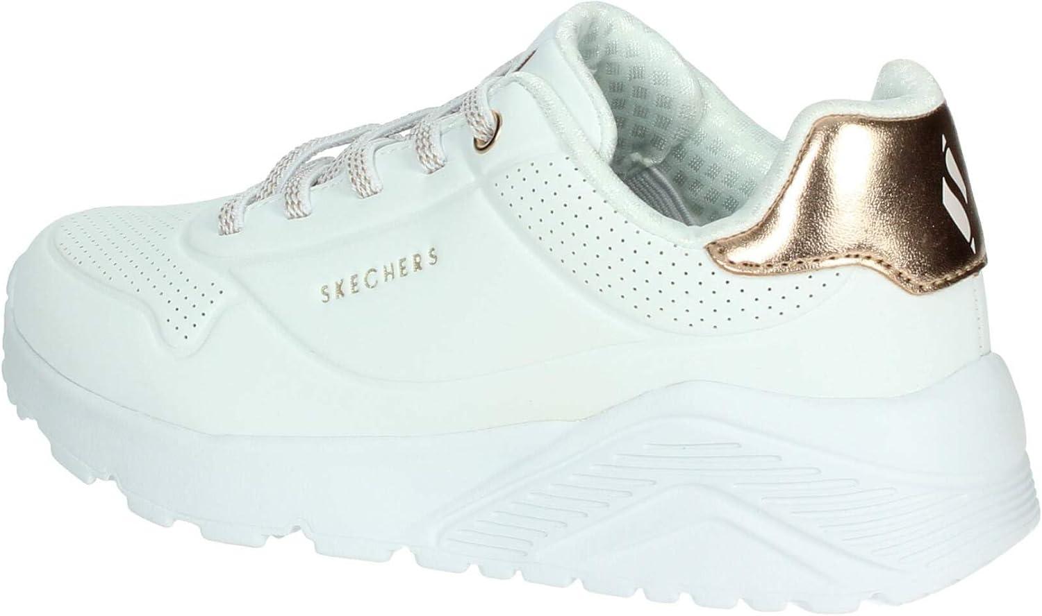 imageSkechers Girls Uno LiteMetallic ShimmersWhite