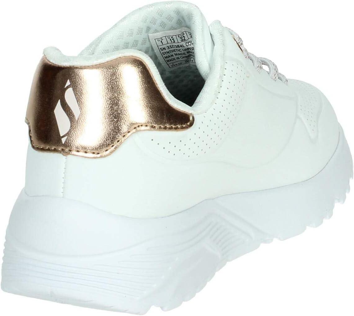 imageSkechers Girls Uno LiteMetallic ShimmersWhite
