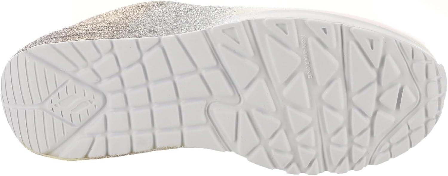 imageSkechers Girls Uno LiteMetallic ShimmersWhiteMulti