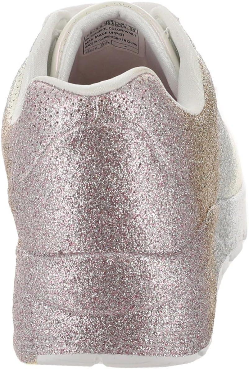 imageSkechers Girls Uno LiteMetallic ShimmersWhiteMulti