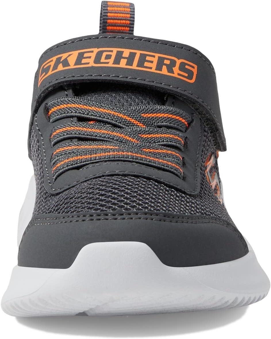 imageSkechers Kids Boys BounderTech SneakerCharcoalOrange