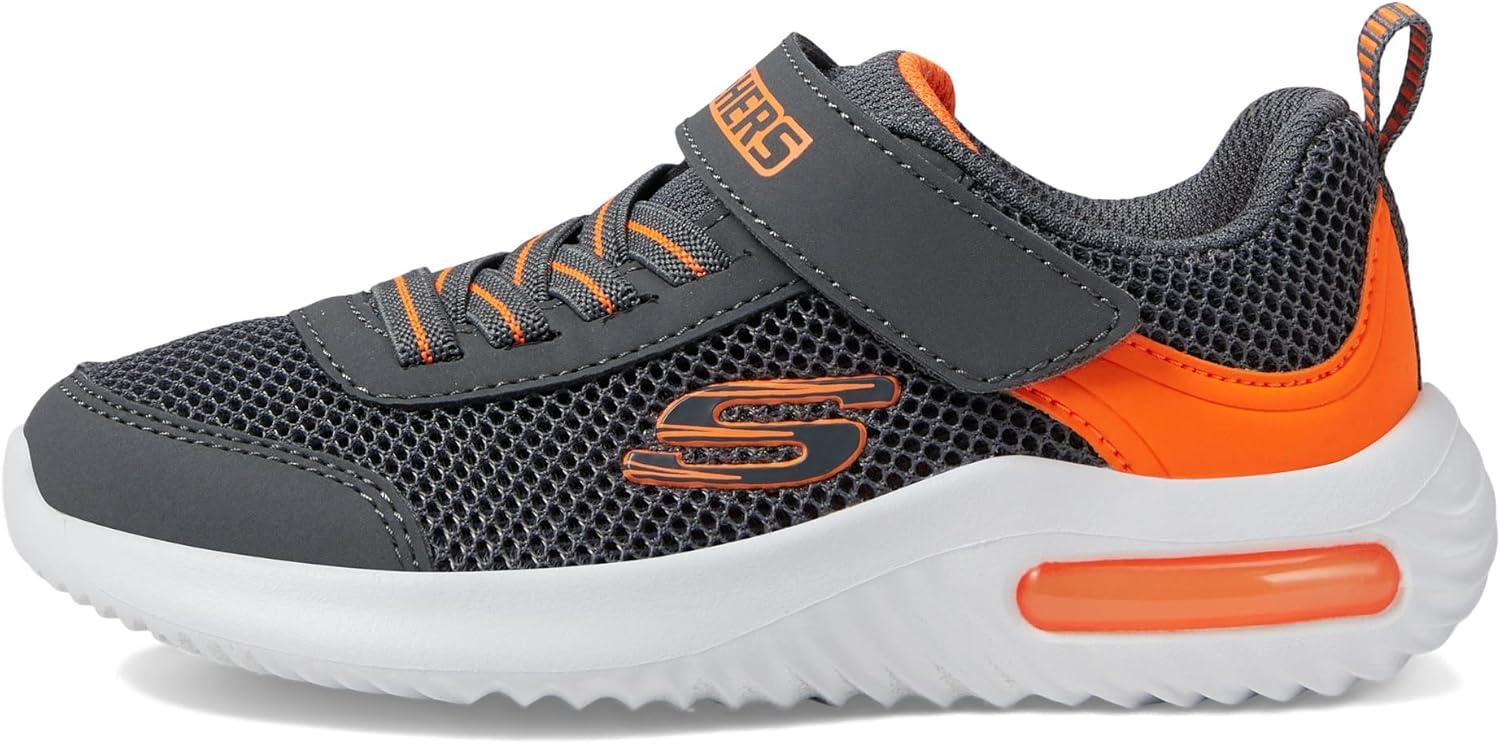 imageSkechers Kids Boys BounderTech SneakerCharcoalOrange