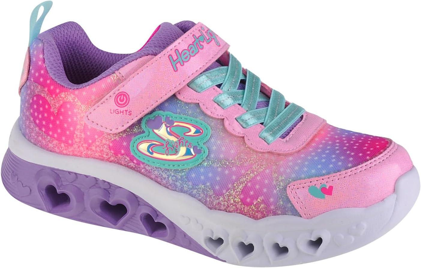 imageSkechers Kids Flutter Heart Lights SneakersPinkMulti
