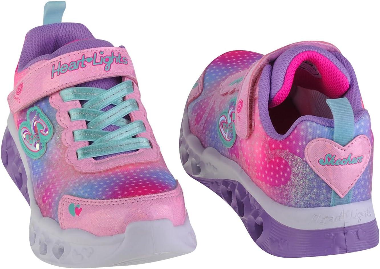 imageSkechers Kids Flutter Heart Lights SneakersPinkMulti