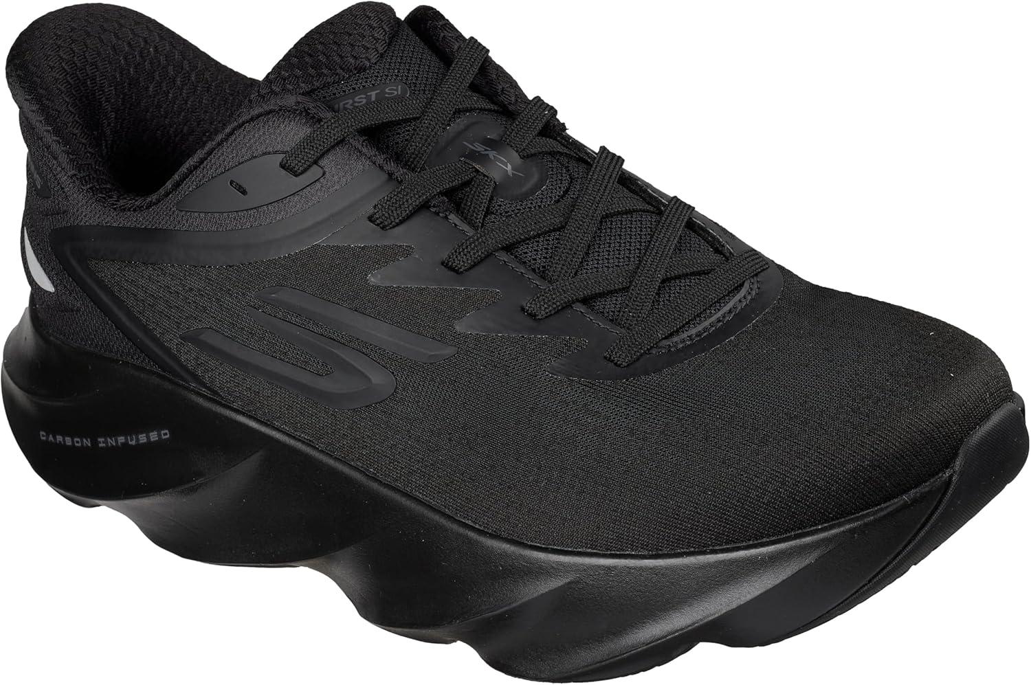 imageSkechers Mens Aero Burst Hands Free Slipins SneakerBlackBlack