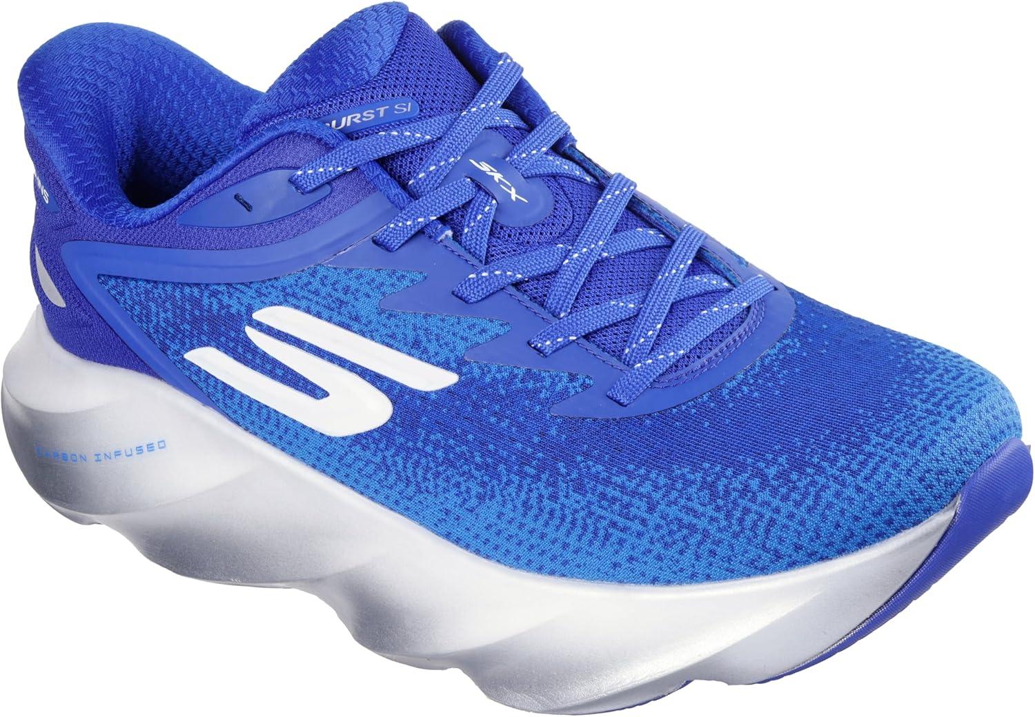imageSkechers Mens Aero Burst Hands Free Slipins SneakerRoyal Blue