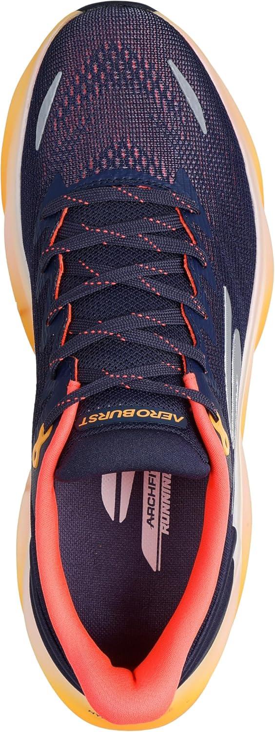 imageSkechers Mens Aero Burst SneakerNavyOrange