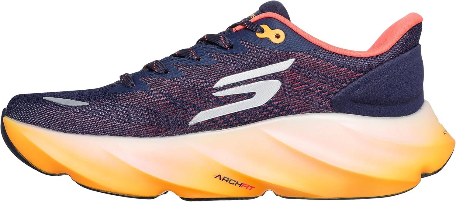 imageSkechers Mens Aero Burst SneakerNavyOrange