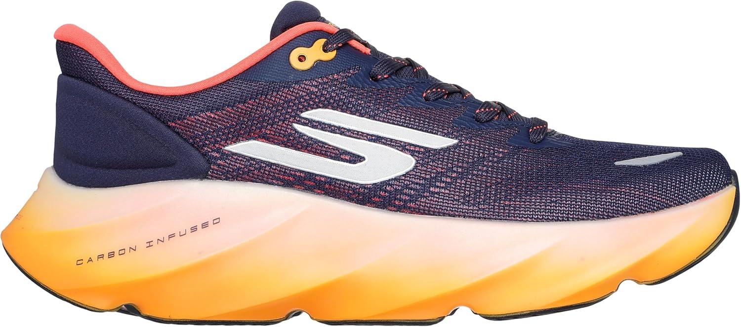 imageSkechers Mens Aero Burst SneakerNavyOrange