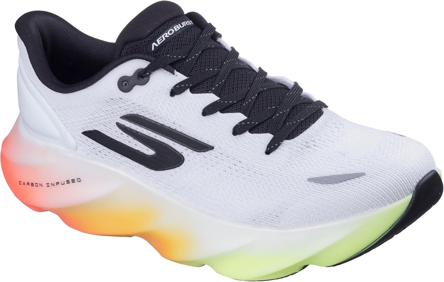 imageSkechers Mens Aero Burst SneakerWhiteBlackMulti