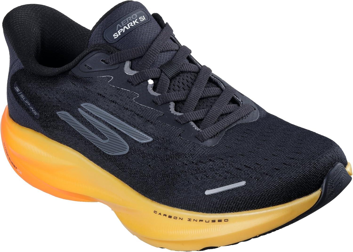 imageSkechers Mens Aero Spark Hands Free Slipins SneakerDark Charcoal