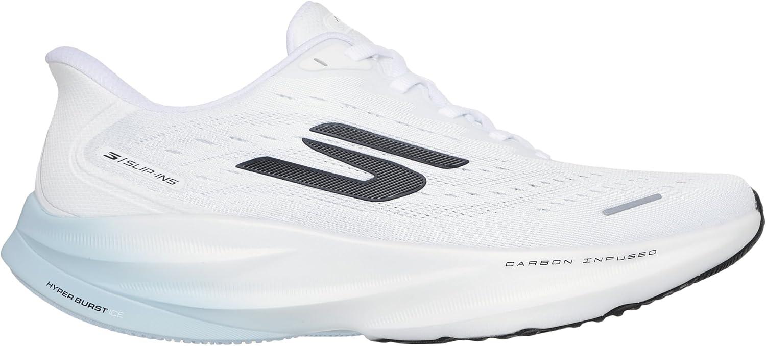 imageSkechers Mens Aero Spark Hands Free Slipins SneakerWhiteLight Blue
