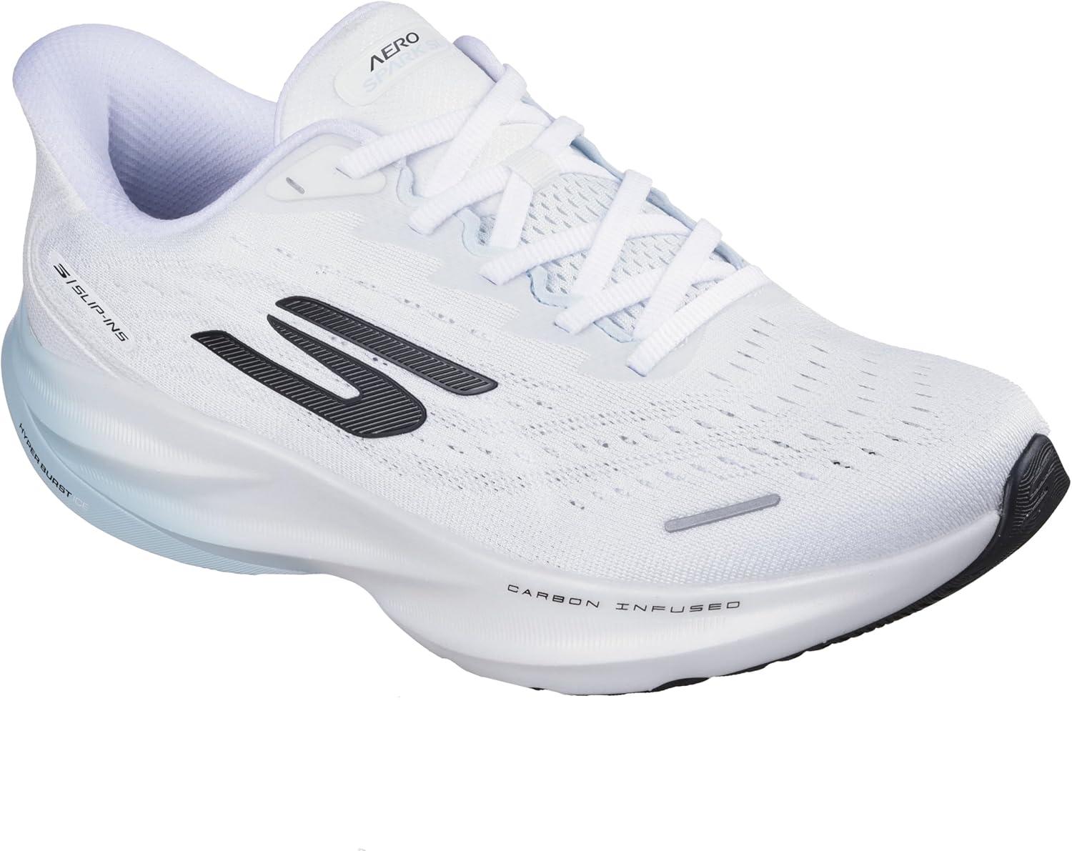 imageSkechers Mens Aero Spark Hands Free Slipins SneakerWhiteLight Blue