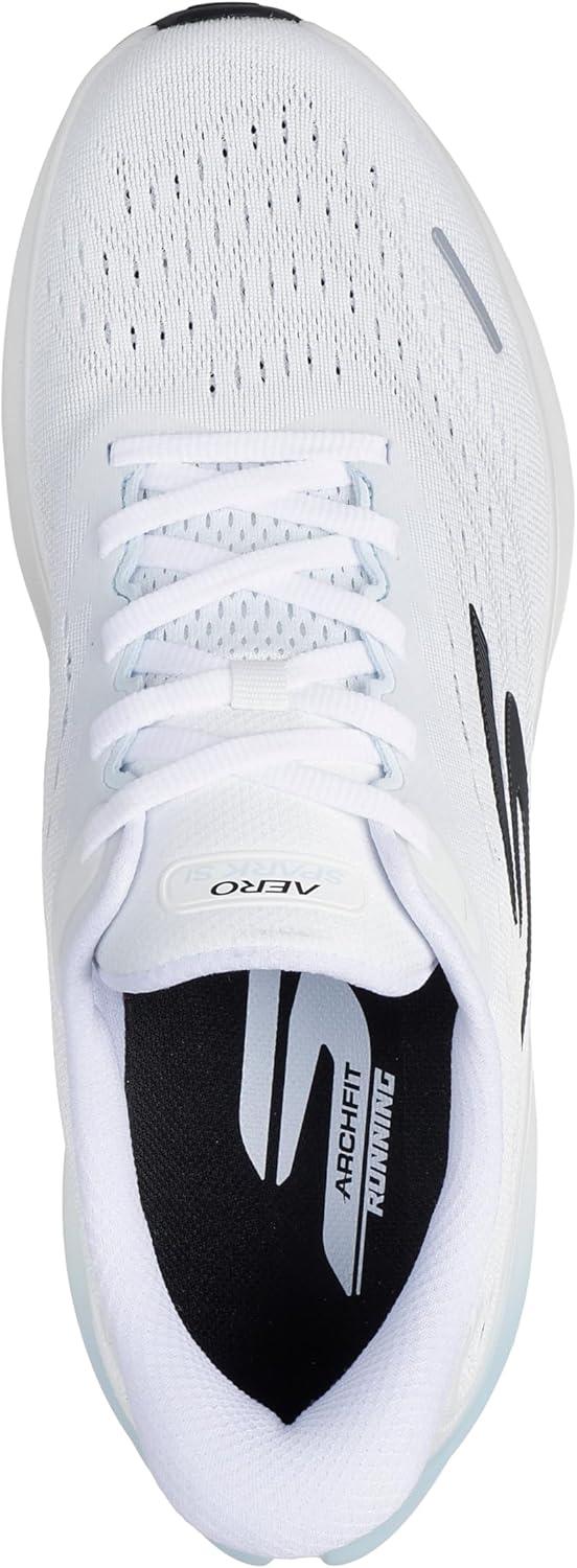 imageSkechers Mens Aero Spark Hands Free Slipins SneakerWhiteLight Blue