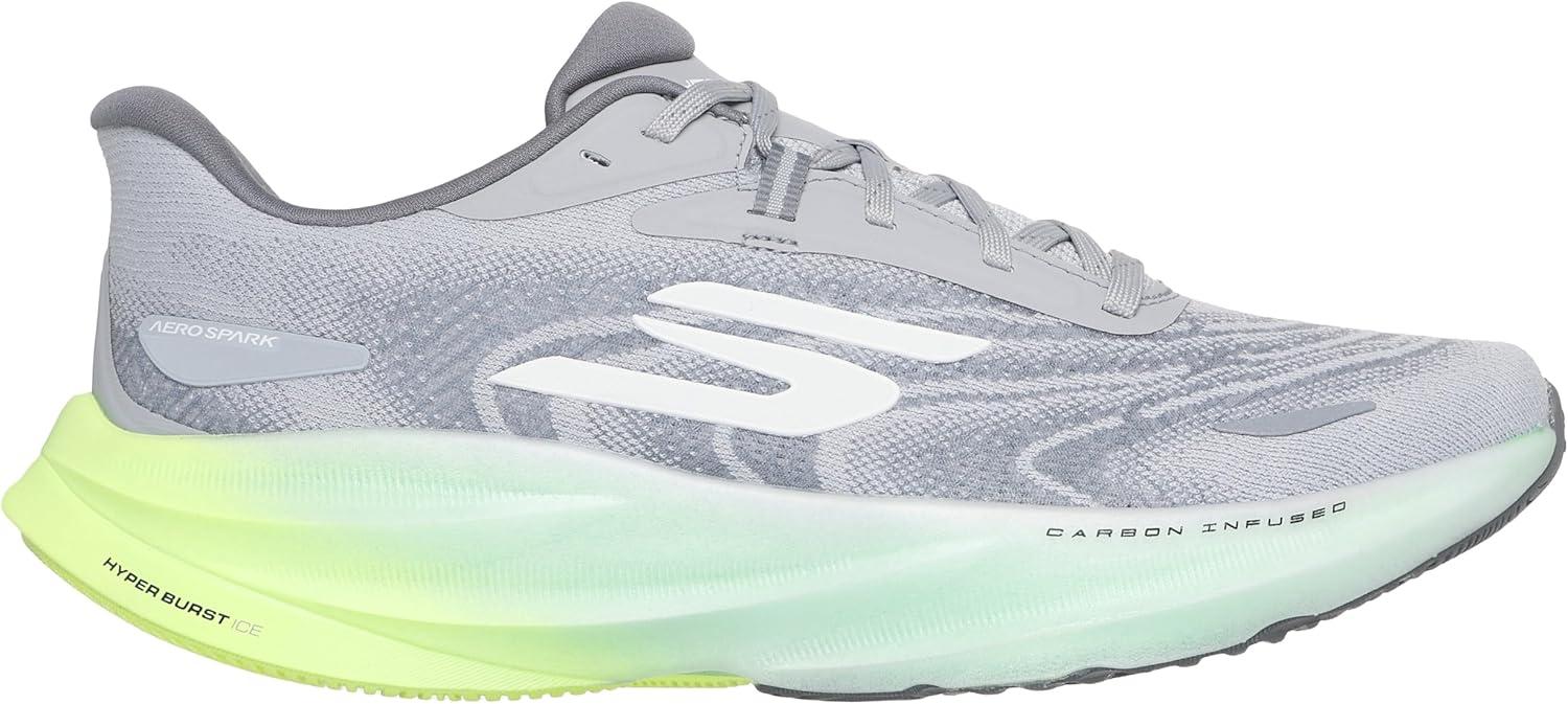 imageSkechers Mens Aero Spark SneakerGrayLime