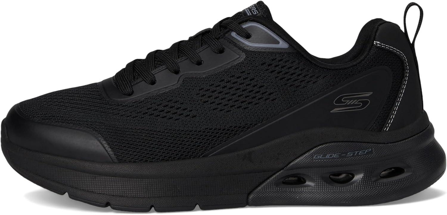 imageSkechers Mens Bobs Glide Step Arc Waves 20 Class RankBlackBlack