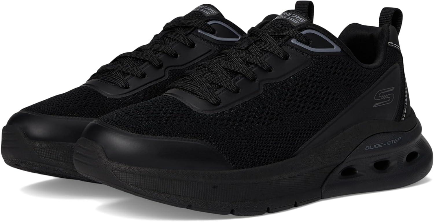 imageSkechers Mens Bobs Glide Step Arc Waves 20 Class RankBlackBlack