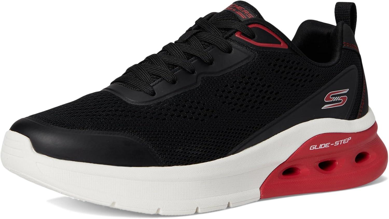 imageSkechers Mens Bobs Glide Step Arc Waves 20 Class RankBlackWhite