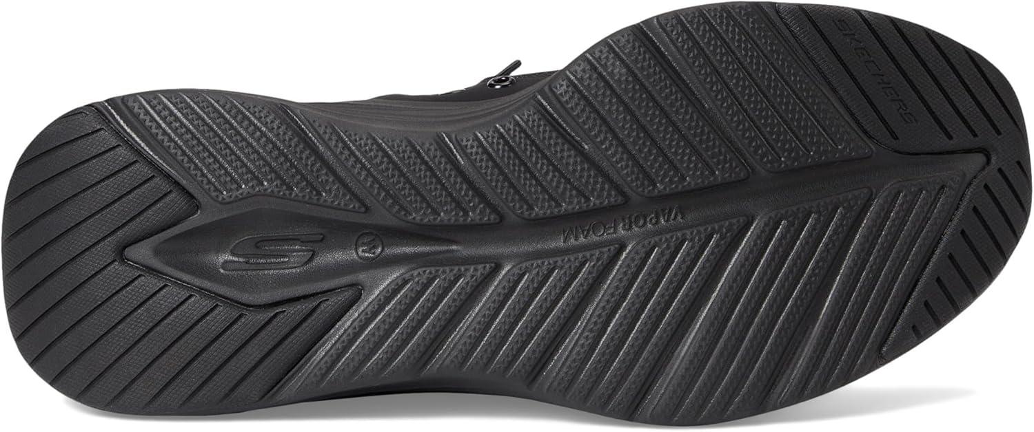 imageSkechers Mens Contour Foam Cozy Fit Hands Free SlipinBlackBlack