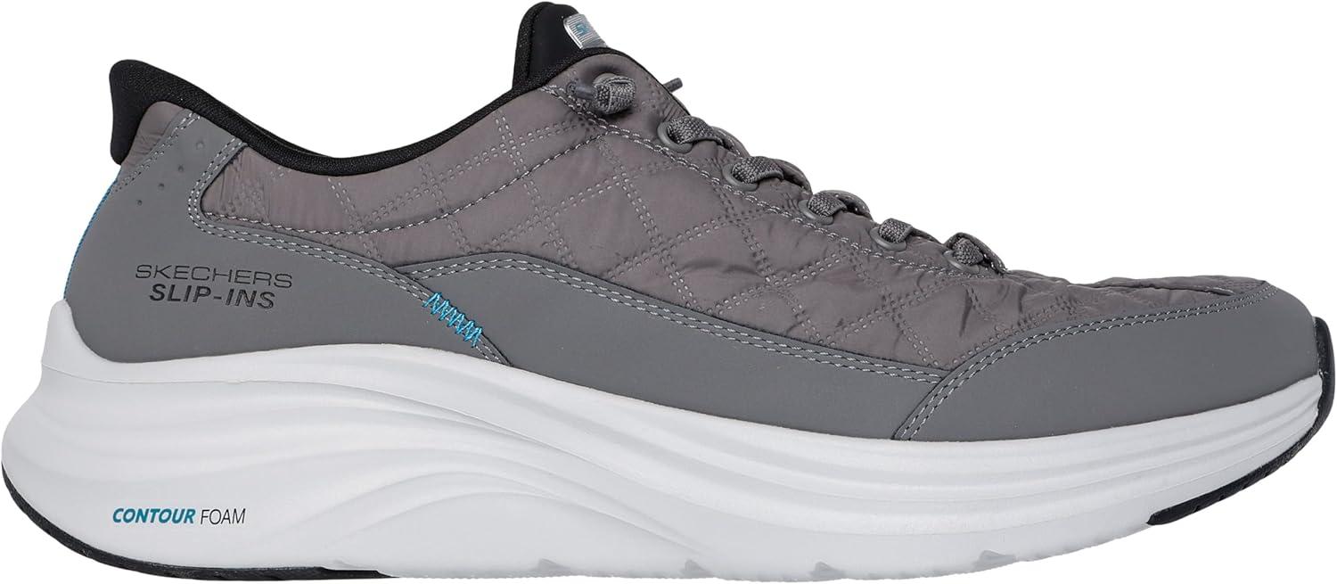 imageSkechers Mens Contour Foam Cozy Fit Hands Free SlipinCharcoalBlack