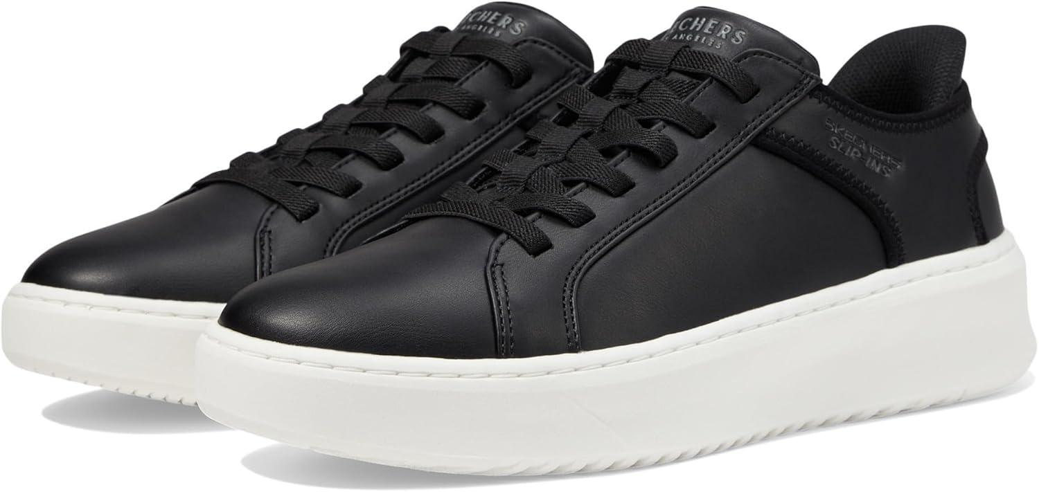 imageSkechers Mens Court Break Double Vented Slipins SneakersBlack