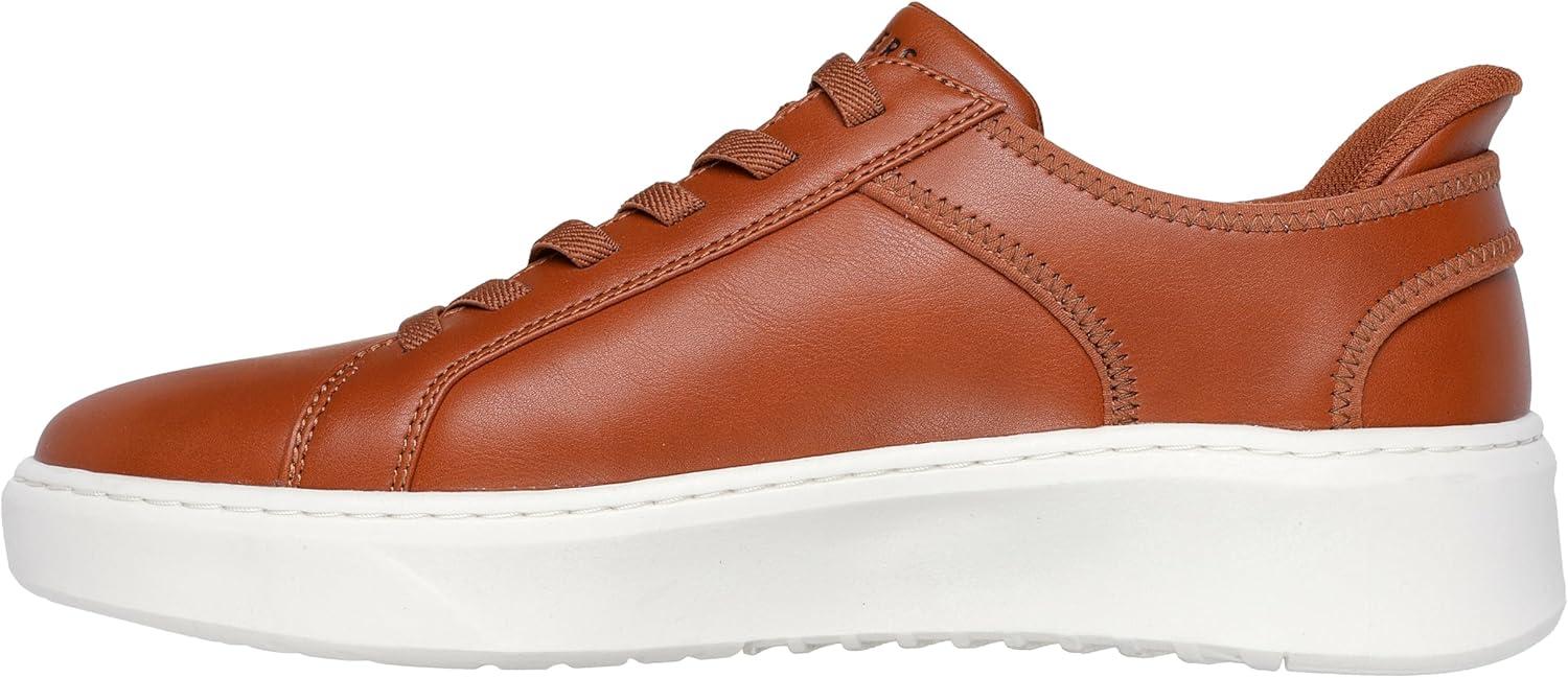 imageSkechers Mens Court Break Double Vented Slipins SneakersCognac