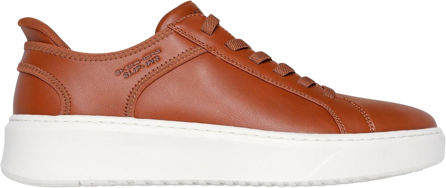 imageSkechers Mens Court Break Double Vented Slipins SneakersCognac